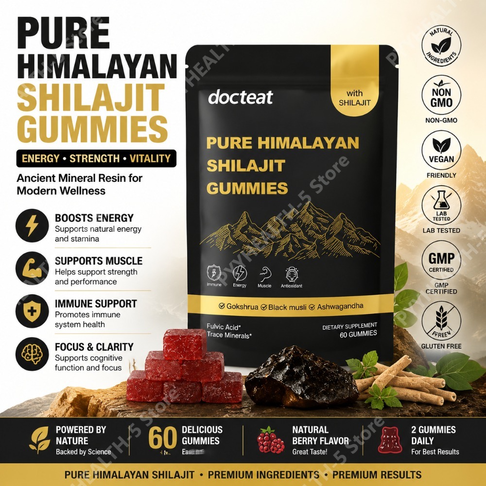 Herbal Supplement - Docteat Gummies de Shilajit Pur de