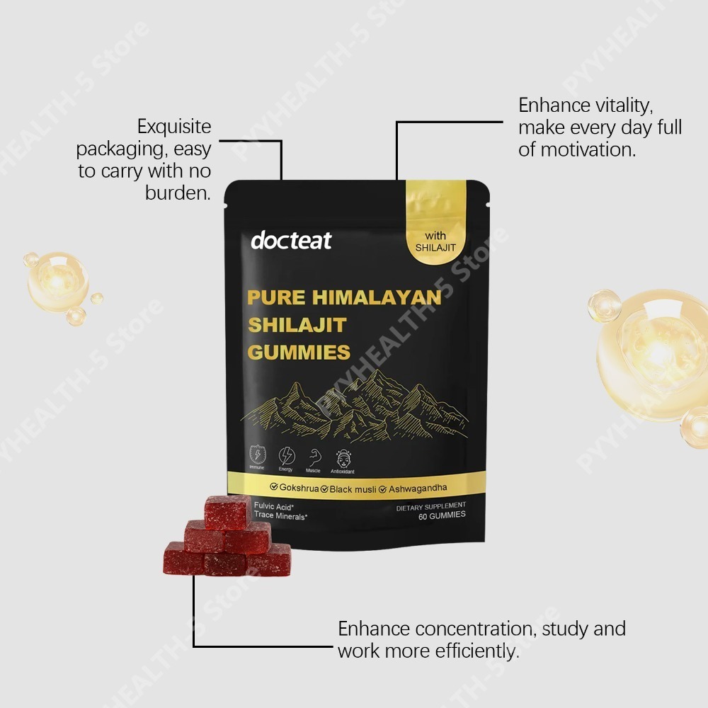 Docteat Gummies de Shilajit Pu - Herbal Supplement avis et prix