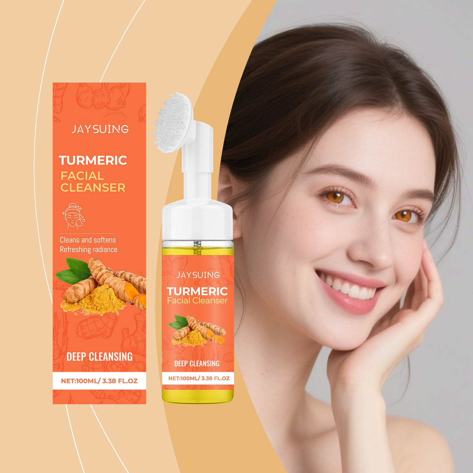 Mousse nettoyante au curcuma,  - Turmeric avis et prix