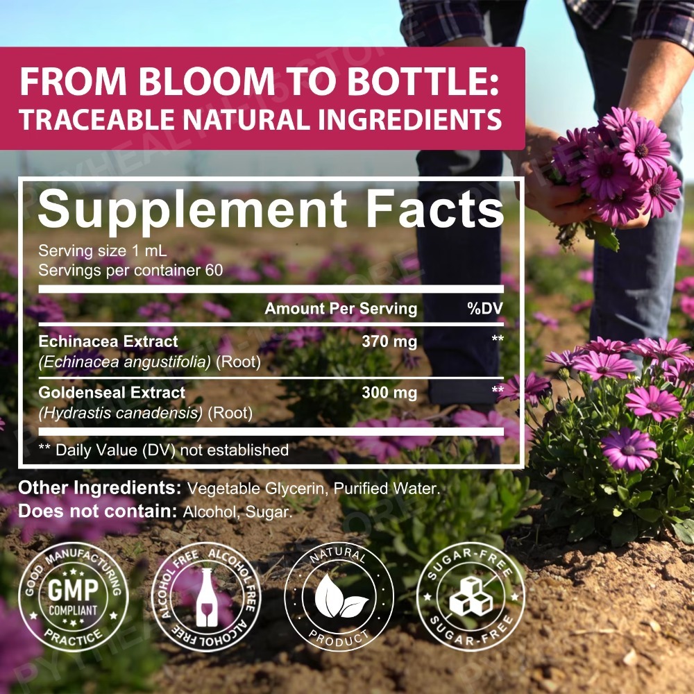 Gouttes liquides d'échinacée e - Echinacea avis et prix