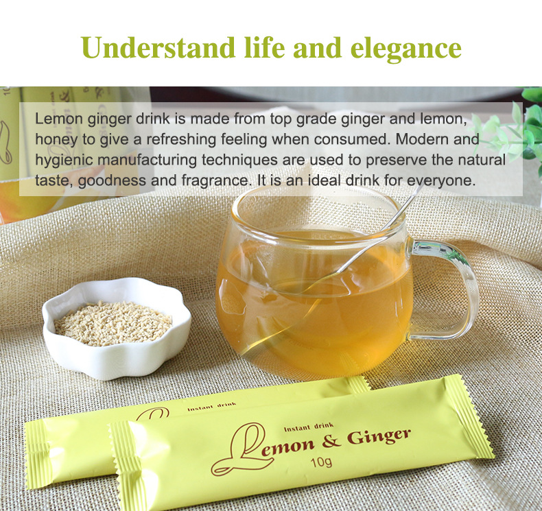 Thé au citron et au gingembre  - Ginger Tea avis et prix